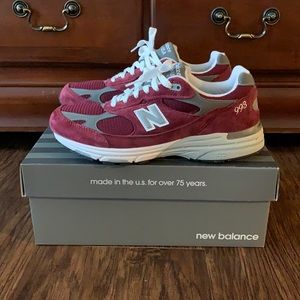 Balance 993 Burgundy Size 